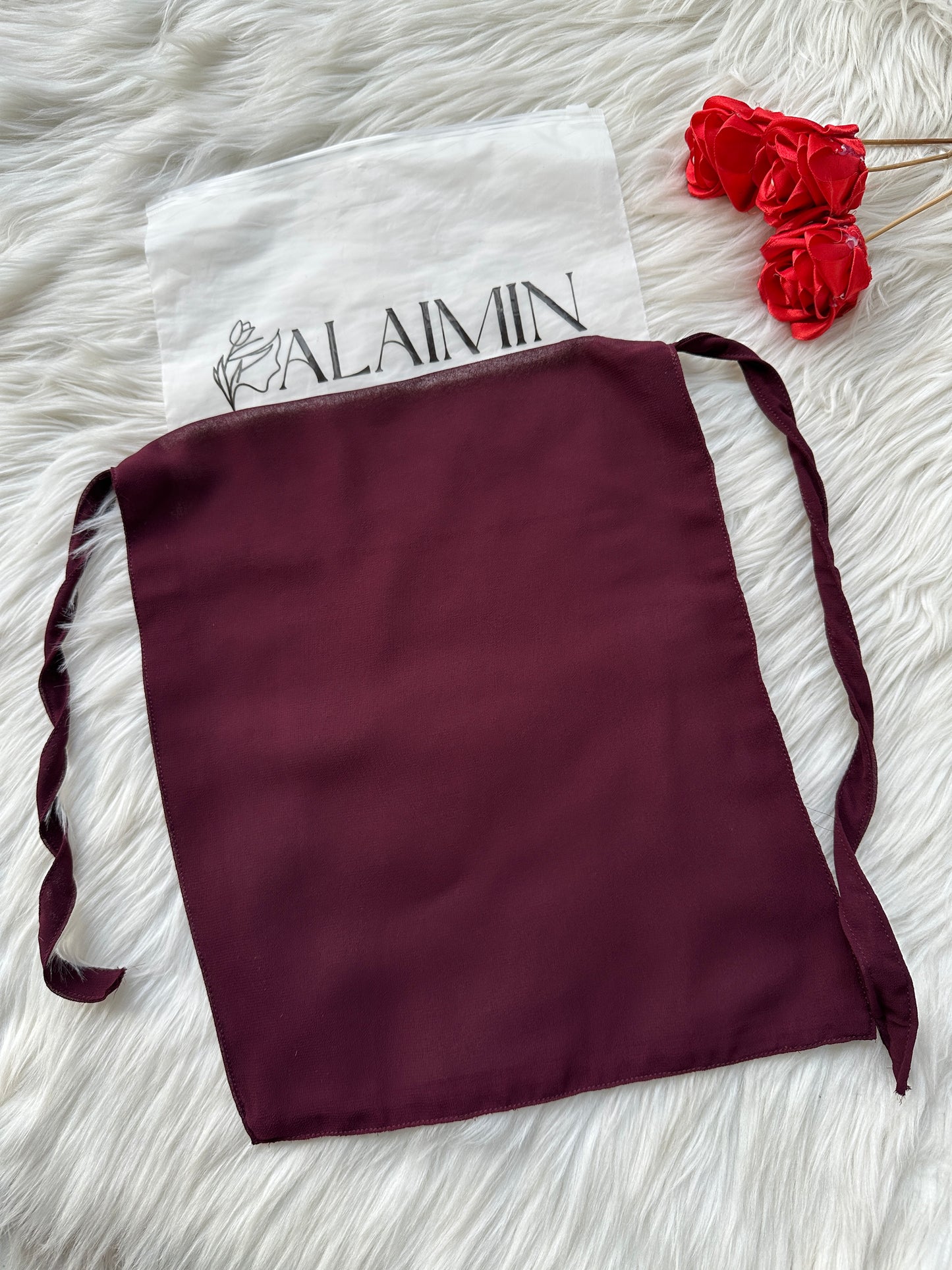 Chiffon Niqab | Plum