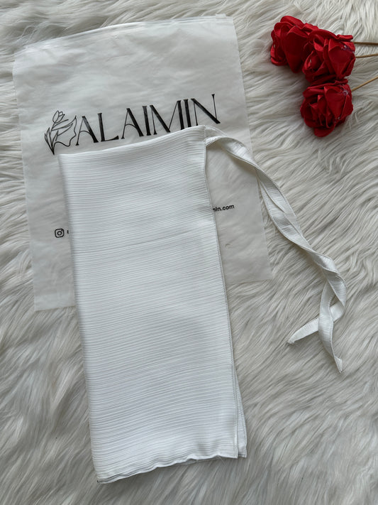 Silk Niqab | White