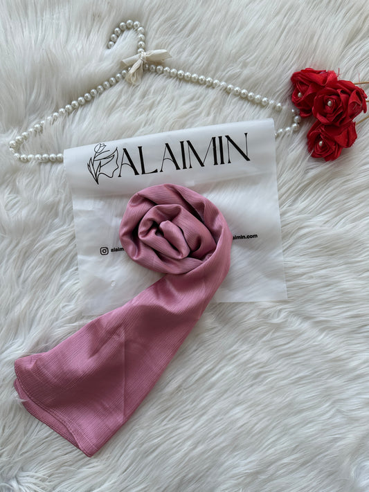 FRESH PINK | PREMIUM CRINKLE SILK HIJABS