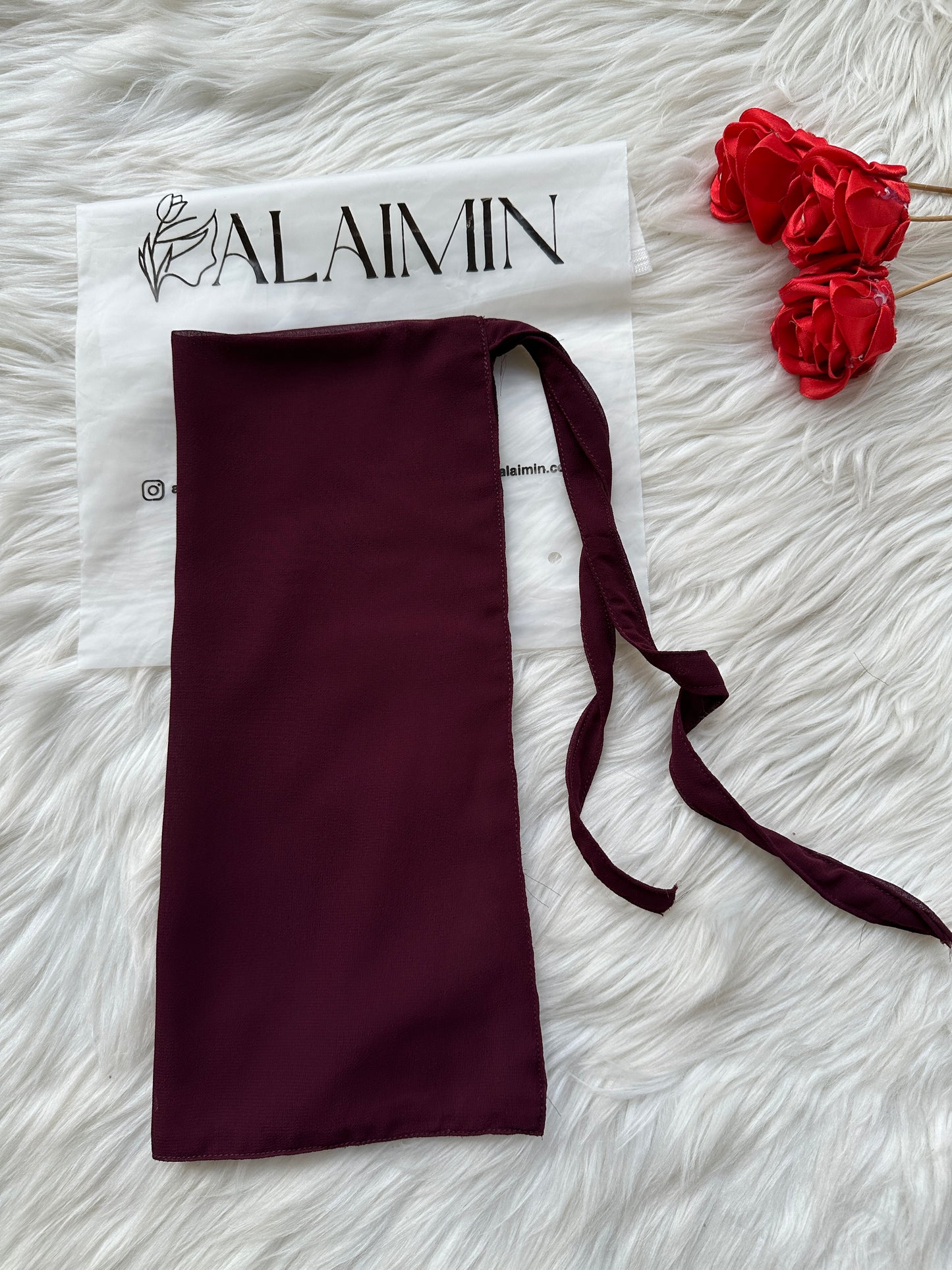Chiffon Niqab | Plum