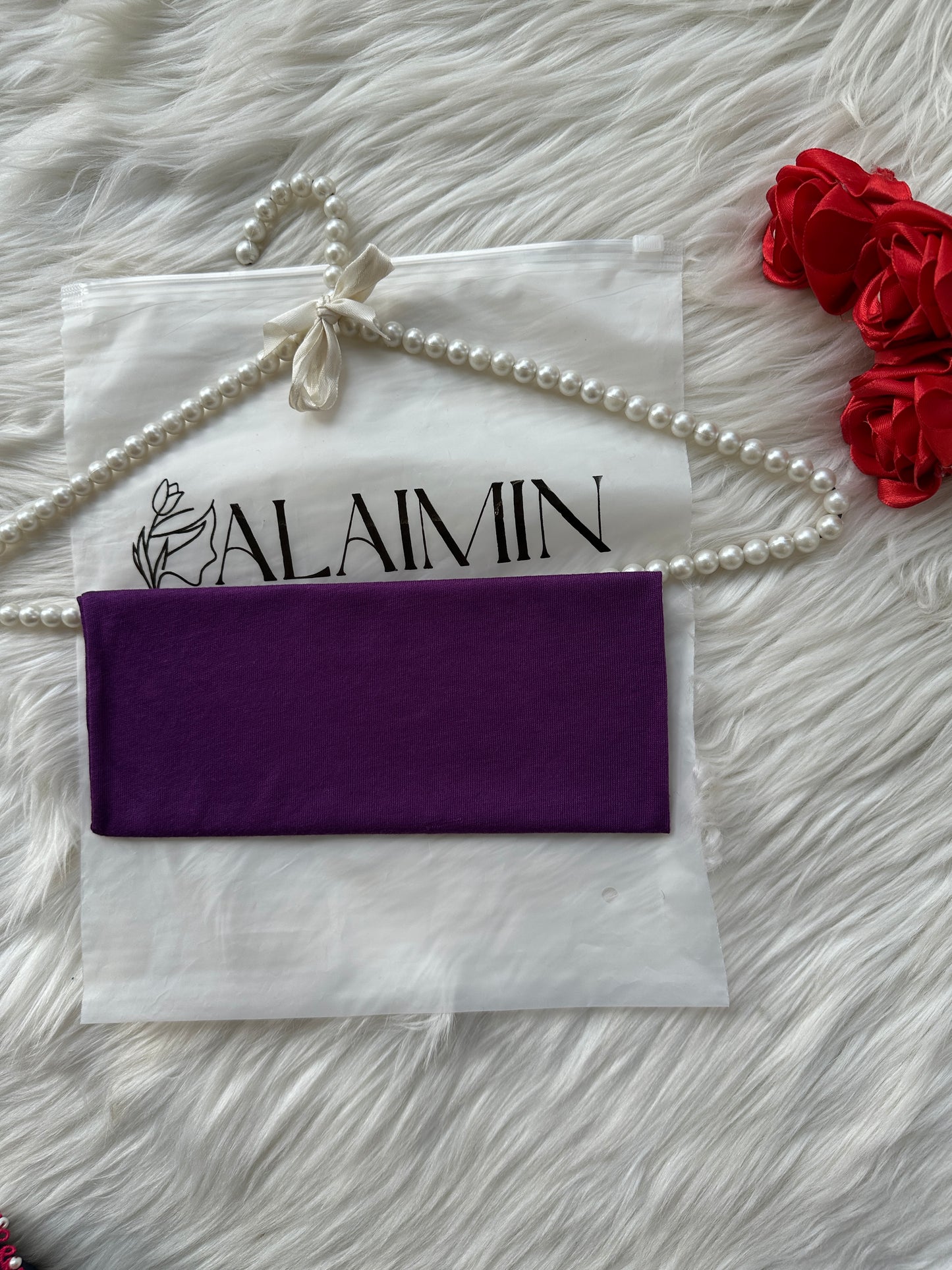 High-Quality Hijab Tube Cap Purple