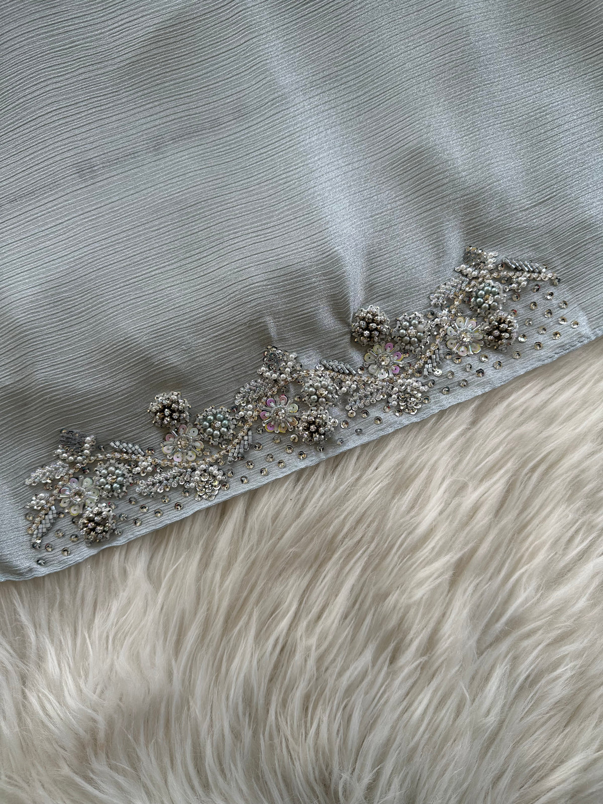 ANAYA| FESTIVE PARTY WEAR LUXURY HANDWORK PURPLE HIJAB