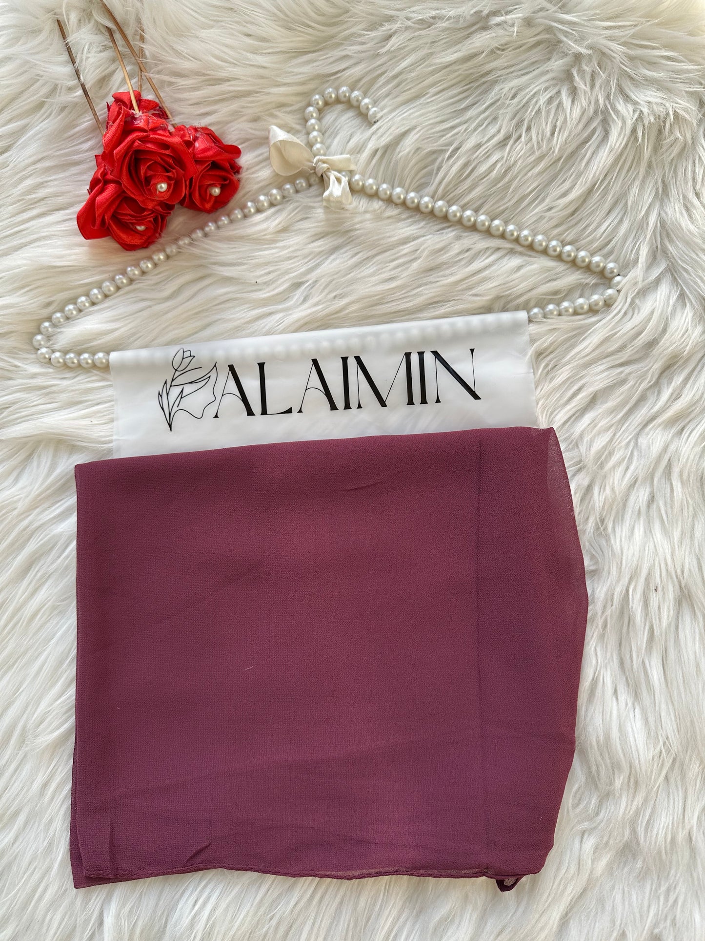 MAUVE PURPLE|PREMIUM GEORGETTE HIJAB