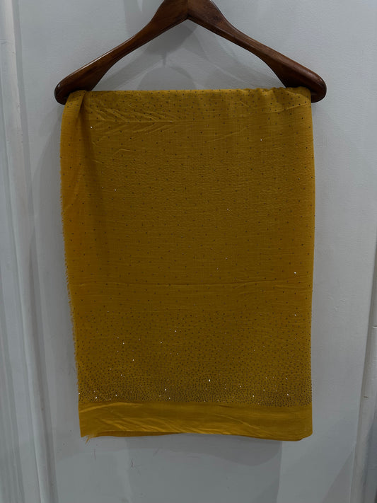 Mustard Yellow Lawn Hijab