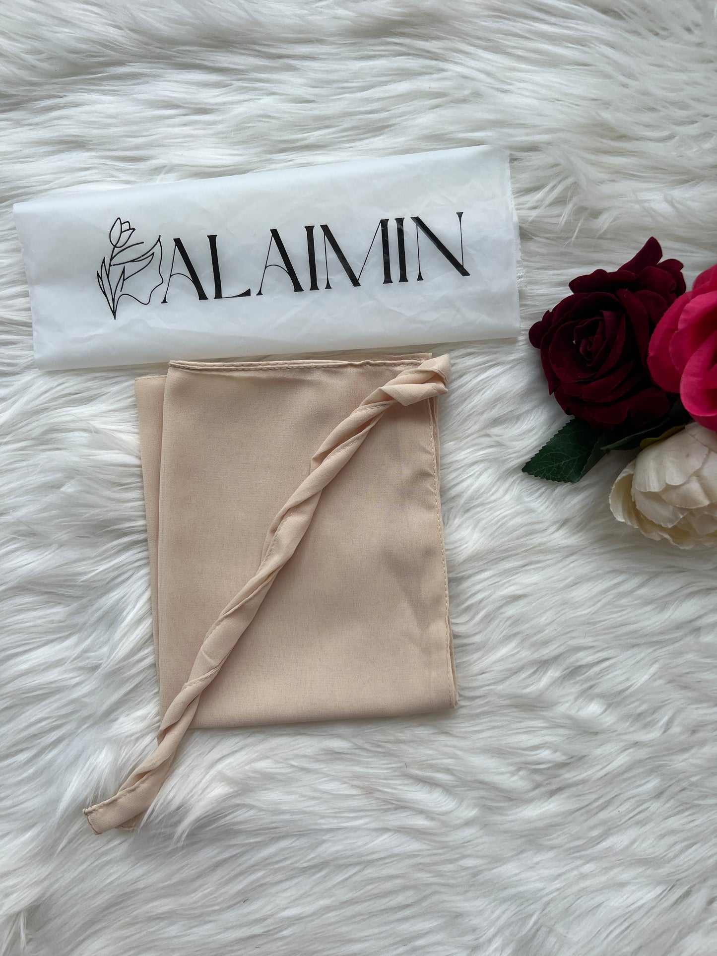 Chiffon Niqab | Beige