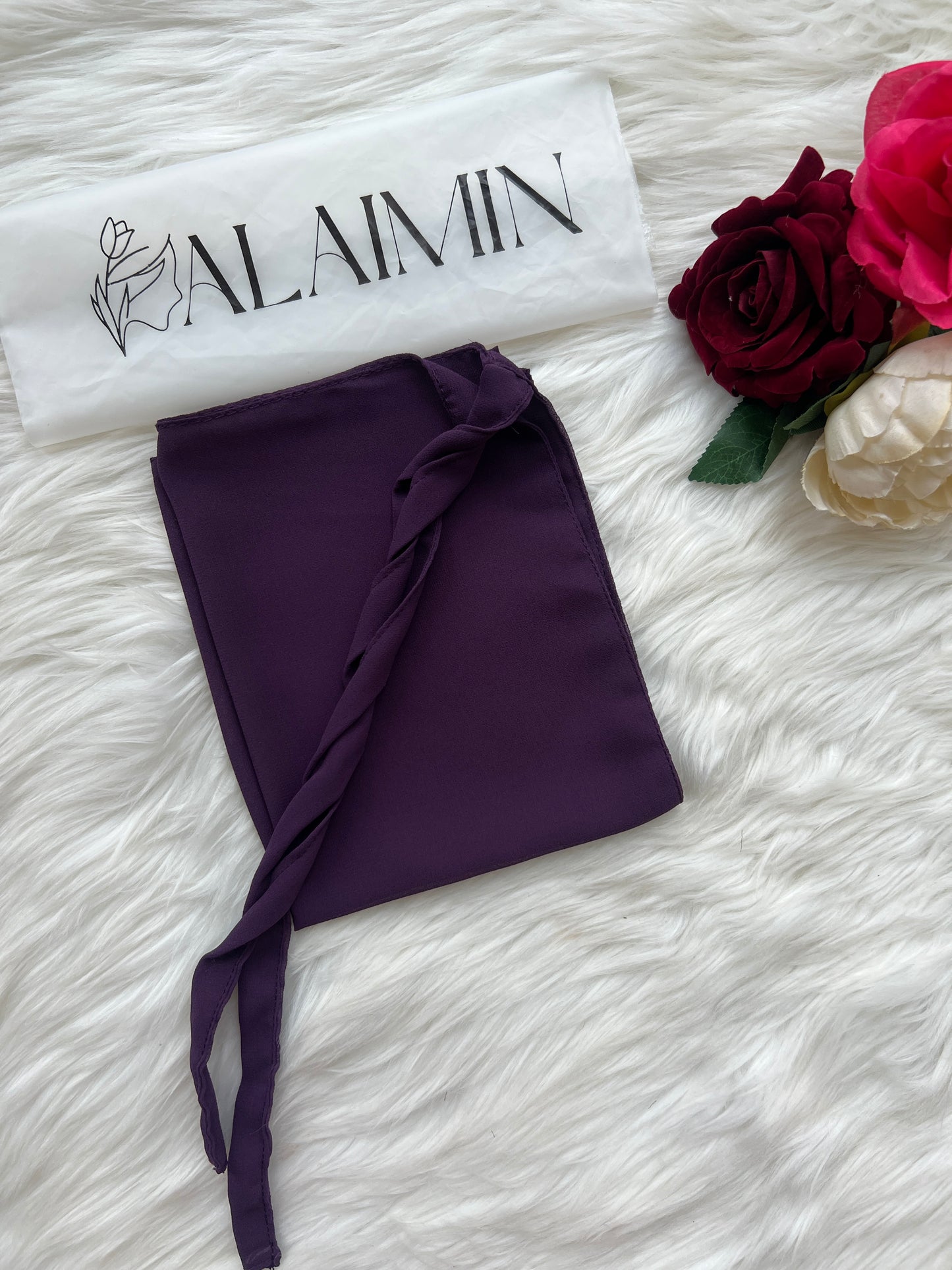 Chiffon Niqab | Purple