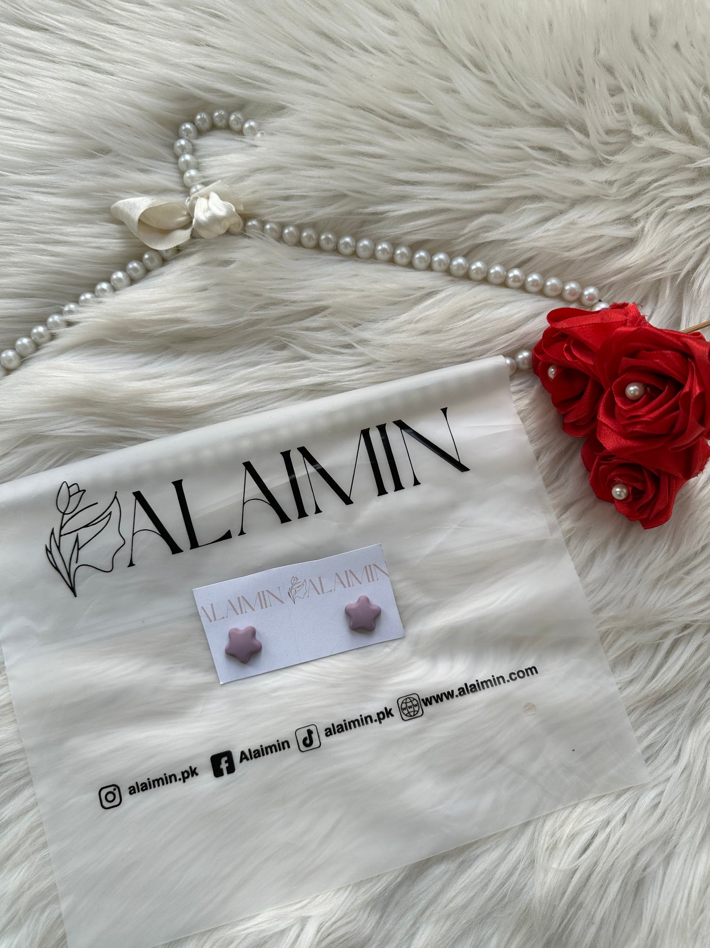 Premium Quality No Snag Hijab Magnets |Star Colorful