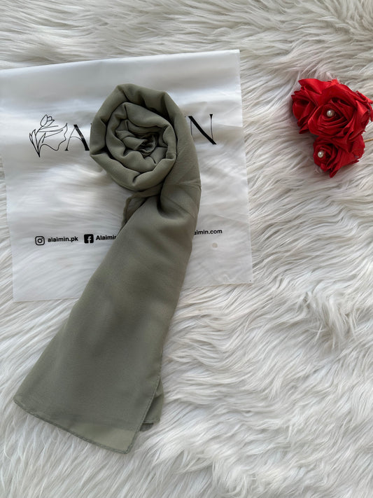 PISTA GREEN|PREMIUM GEORGETTE HIJAB