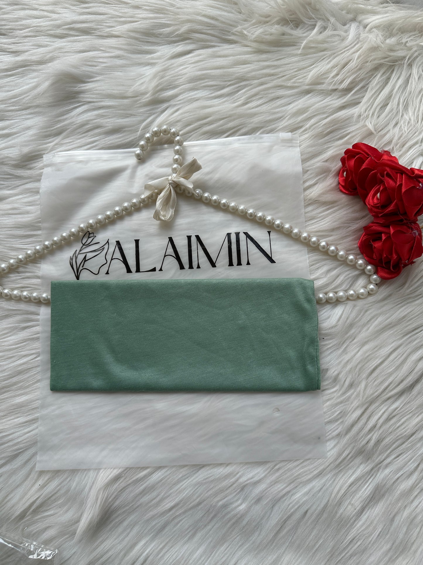 High-Quality Hijab Tube Cap Green