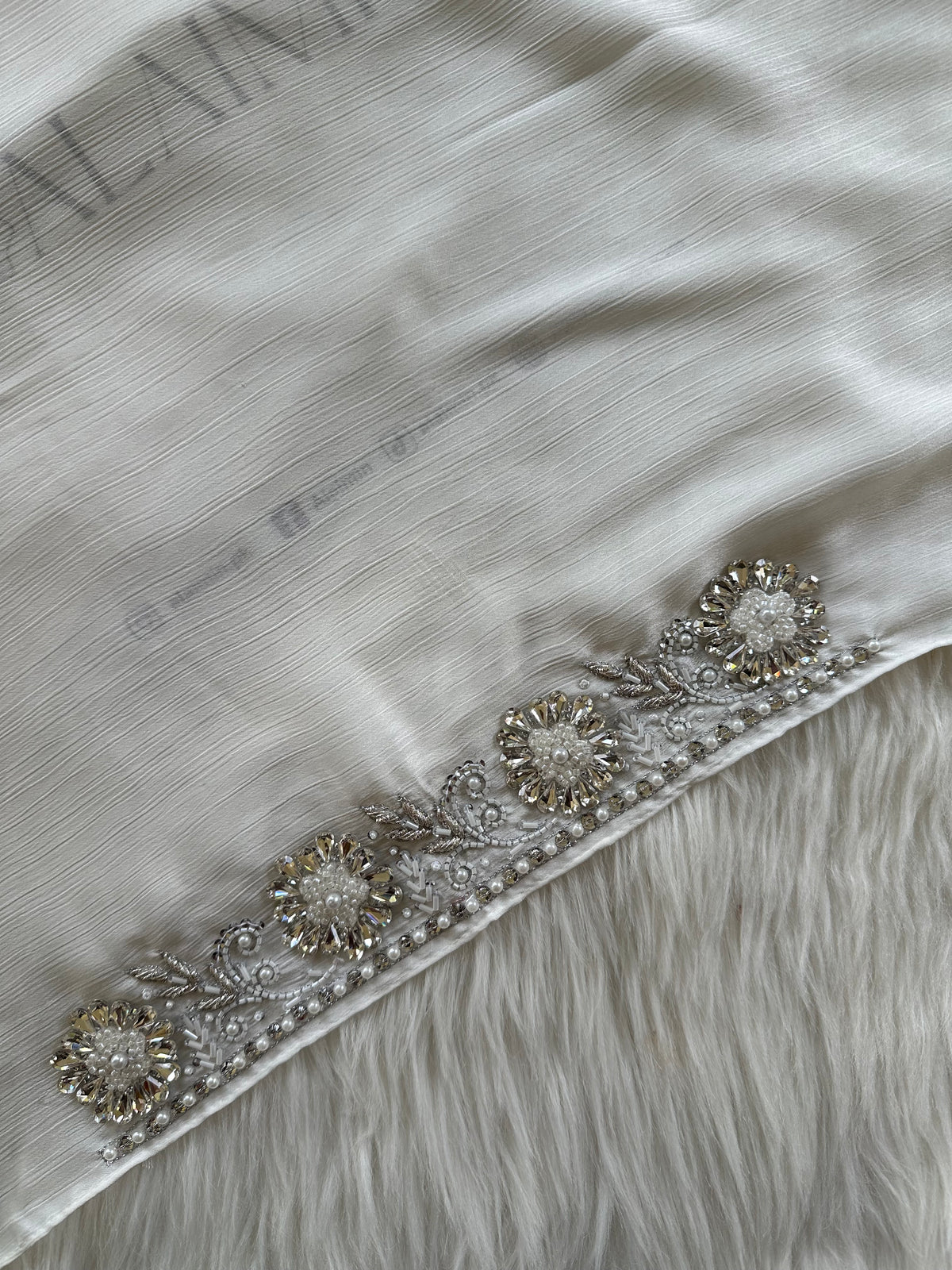 ANAYA | FESTIVE HANDWORK WHITE HIJAB