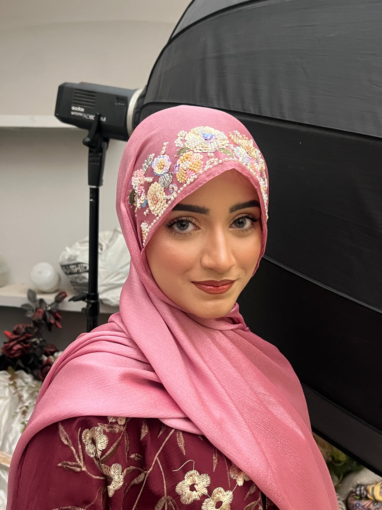 GUL E AFSHA | FESTIVE PARTY WEAR LUXURY HANDWORK ROSE DUST PARTY WEAR FOR WEDDINGS & EID