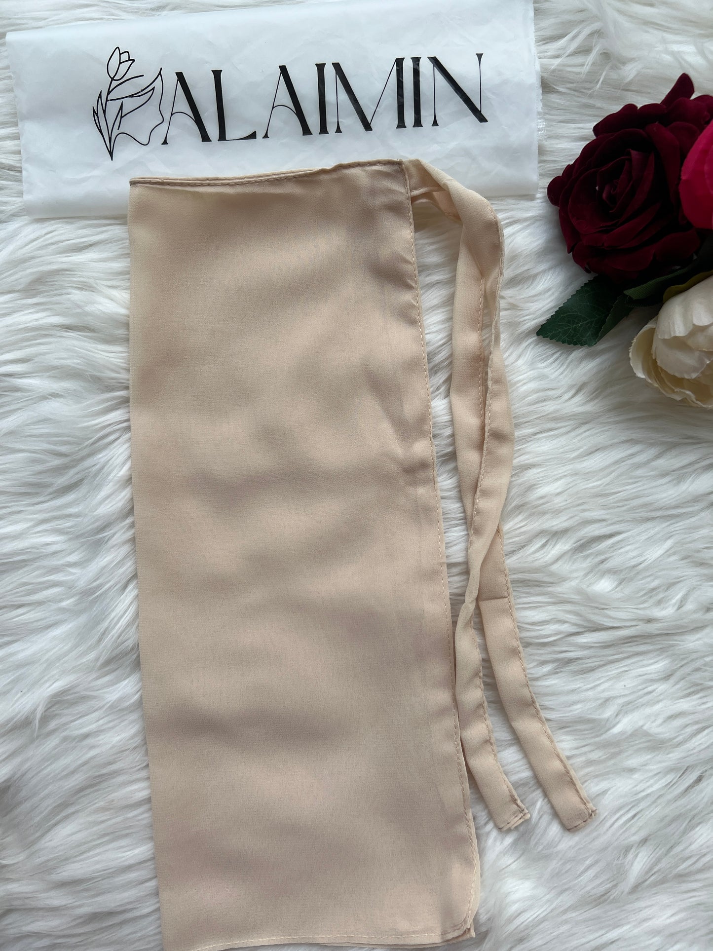 Chiffon Niqab | Beige