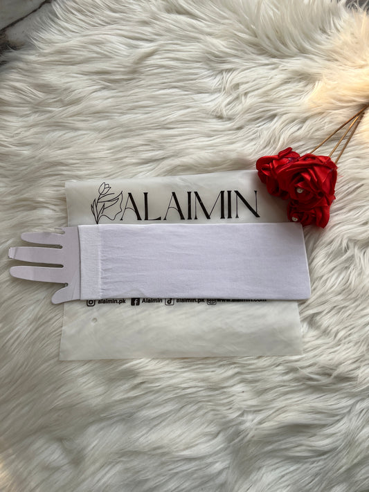 White Premium Inner Sleeves (Arm Covers)