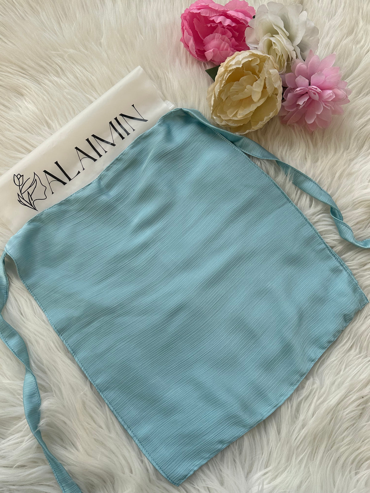 Silk Niqab | Ice Blue