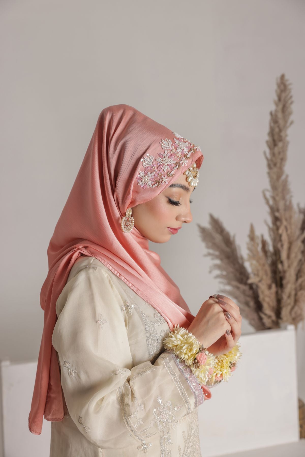 Premium Silk hijab Embellished 