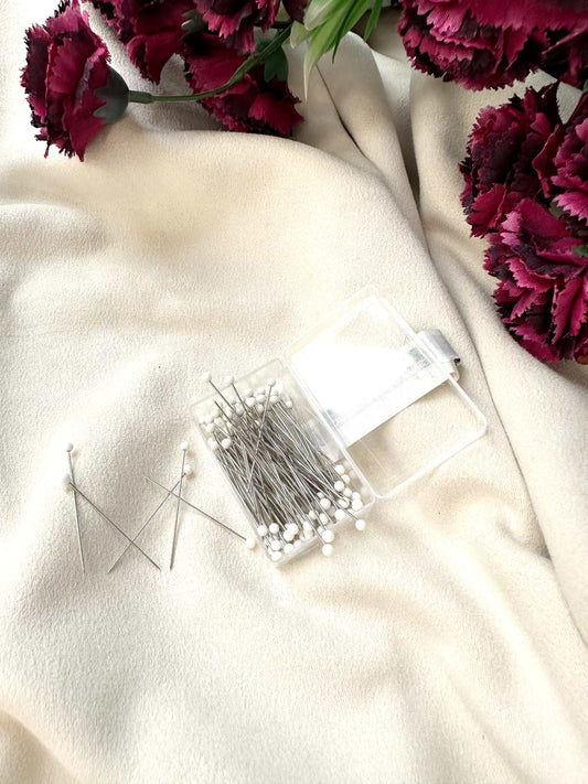 Premium Quality Hijab Pins | White