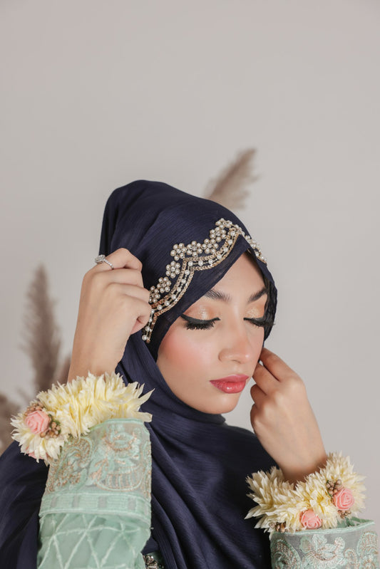 Festive Hijab In Silk 